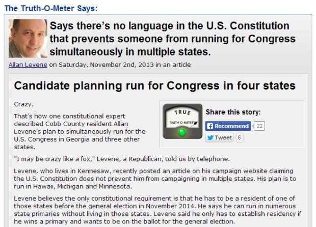 Running for Congress?